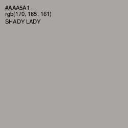 #AAA5A1 - Shady Lady Color Image